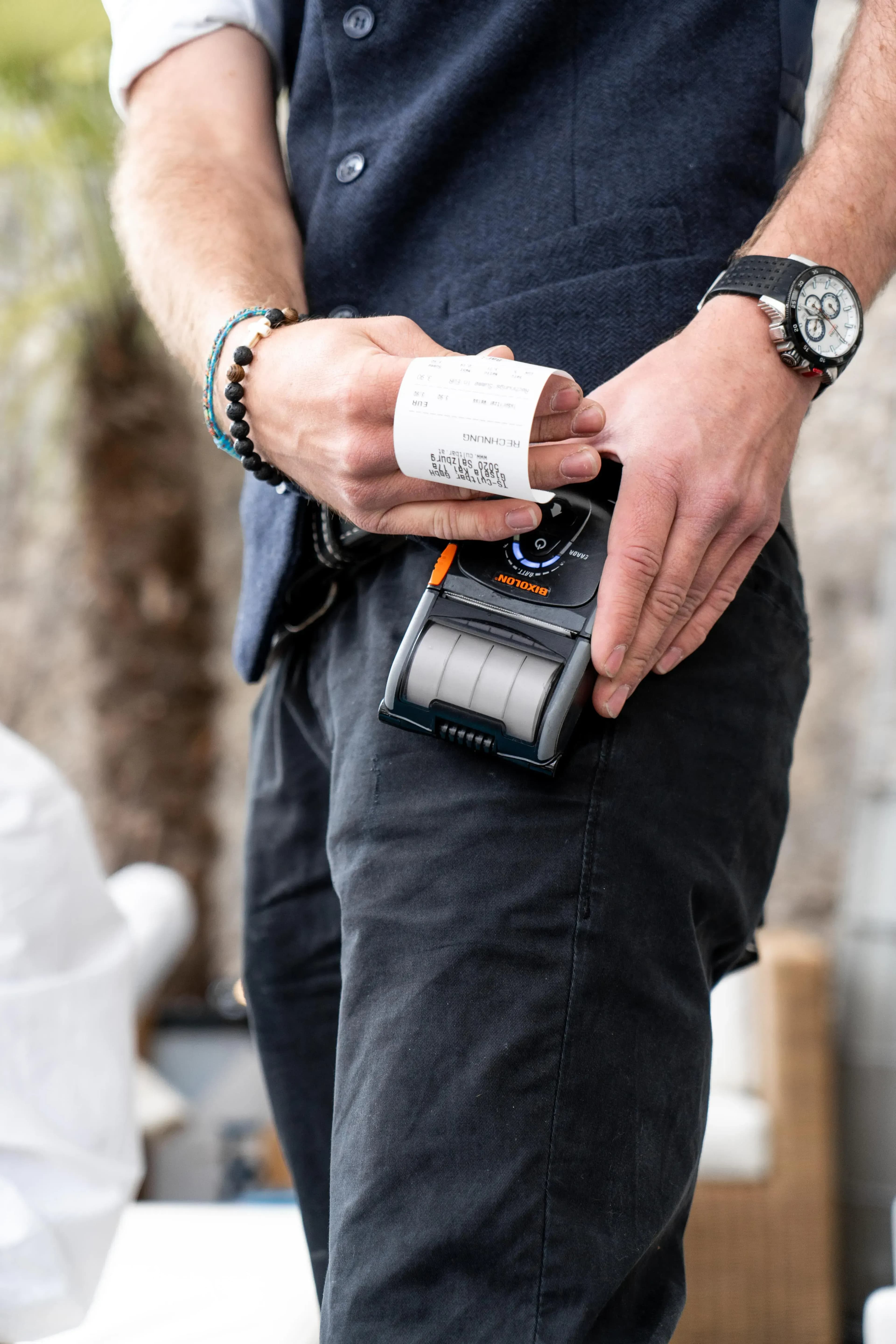 Direkte Bonierung und Abrechnung am Tisch in der Gastronomie